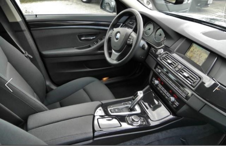 Left hand drive car BMW 5 SERIES (01/01/2015) - 